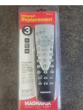 Magnavox Universal Replacement Remote - Tv/dvd/vcr/cbl New